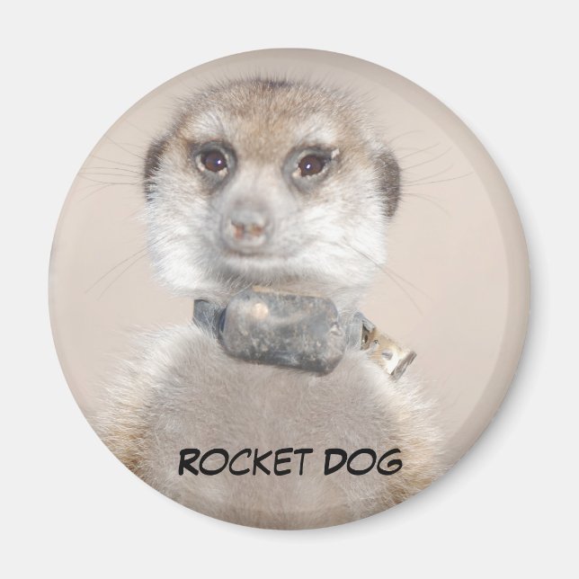 Rocket Hund Magnet (Framsidan)