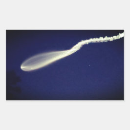 Rocket Jellyfish Rektangulärt Klistermärke