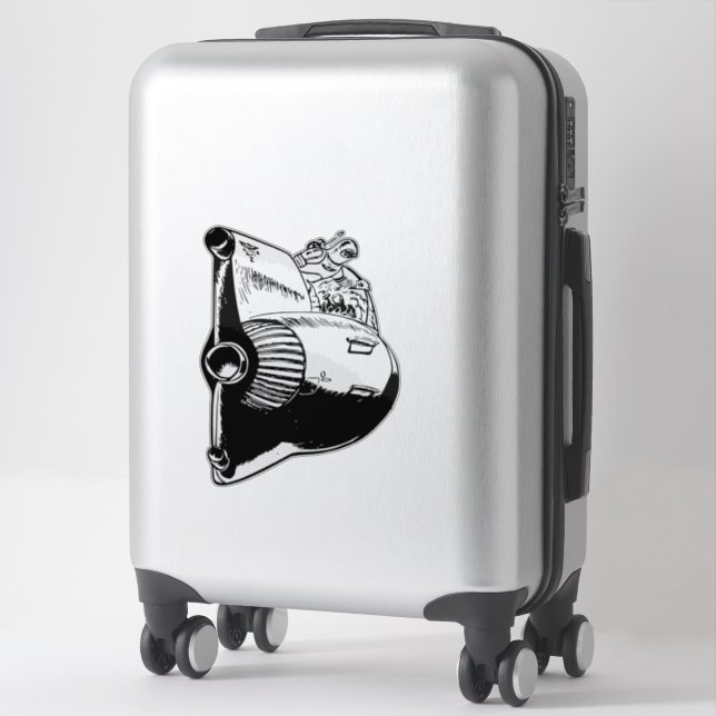 Rocket Klistermärken (Resväska)