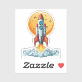 rocket klistermärken