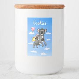 Rocket Koala Bear Mat Etikett