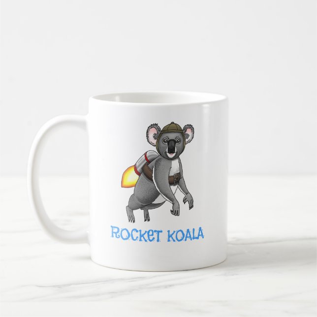 Rocket Koala Kaffemugg (Vänster)