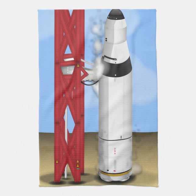 Rocket Launcher Kökshandduk (Vertikal)