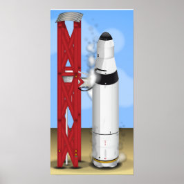 Rocket Launcher på plattan Poster