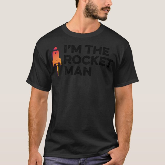 Rocket Man T Shirt (Framsida)
