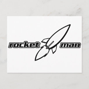 Rocket Man Vykort