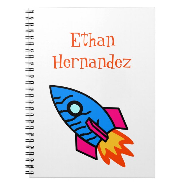 Rocket Notebook Anteckningsbok (Framsidan)