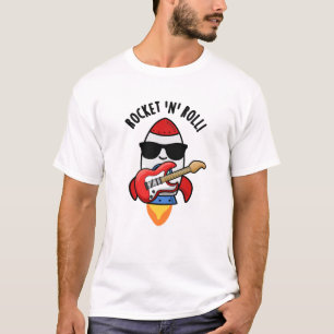 Rocket och Roll Funny Rocket Pun T Shirt