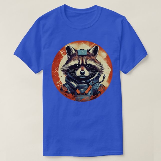 Rocket Raccoon 3 T Shirt (Design framsida)