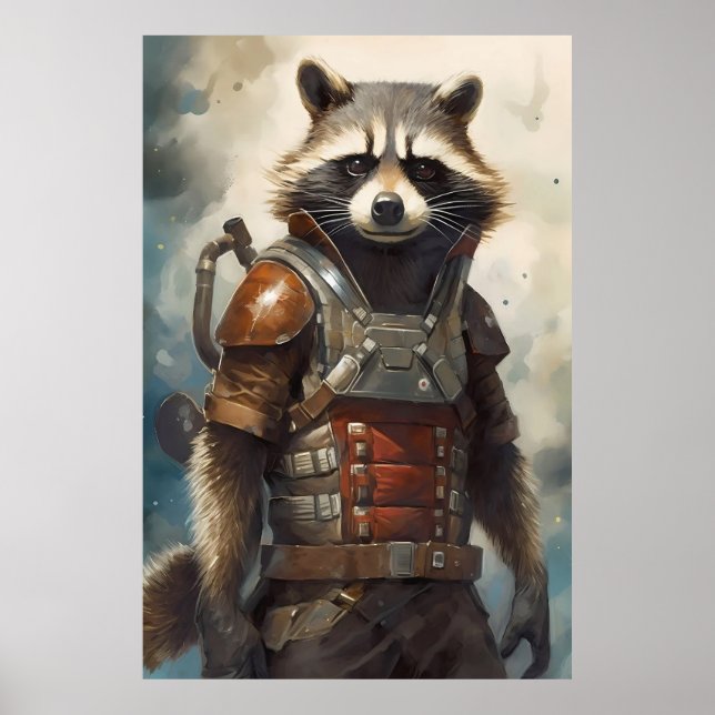 Rocket Raccoon Poster (Framsidan)
