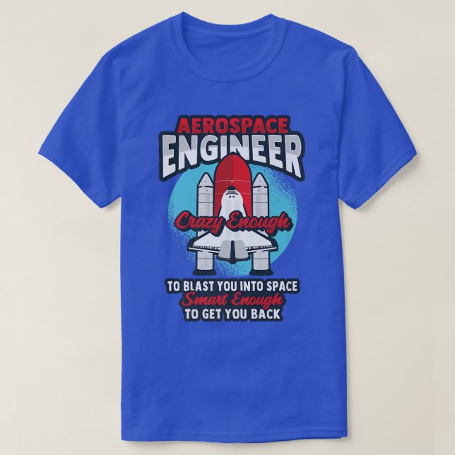 Rocket Science Design för ett Aerospace Ingenjör P T Shirt (Design framsida)