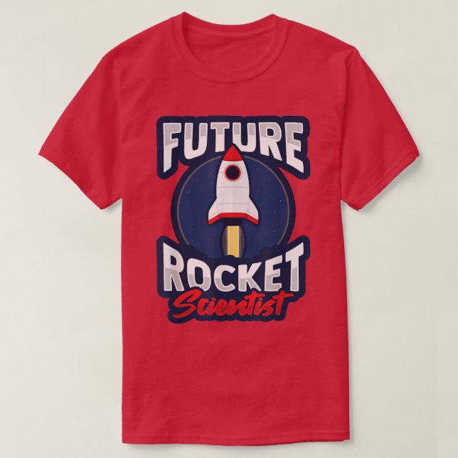 Rocket Science Design för ett Aerospace Ingenjör S T Shirt (Design framsida)