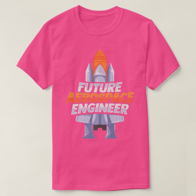 Rocket Science Design för ett Aerospace Ingenjör S T Shirt (Design framsida)