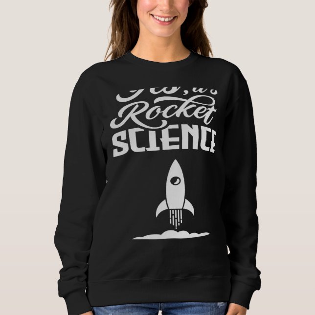 Rocket science Saying Aerospace Scientist T Shirt (Framsida)