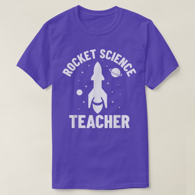 Rocket Science - Science Teacher Rocket Ingenjör R T Shirt (Design framsida)