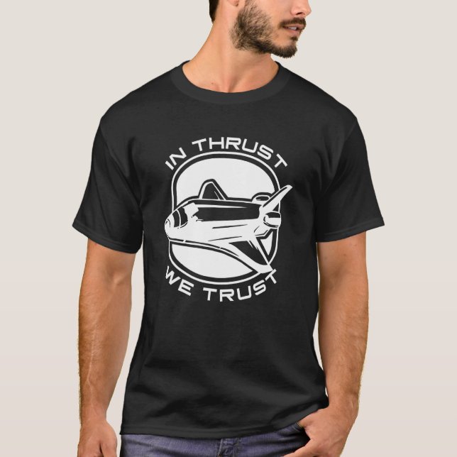 Rocket Scientist Spaceship Graphic Space Shuttle T Shirt (Framsida)