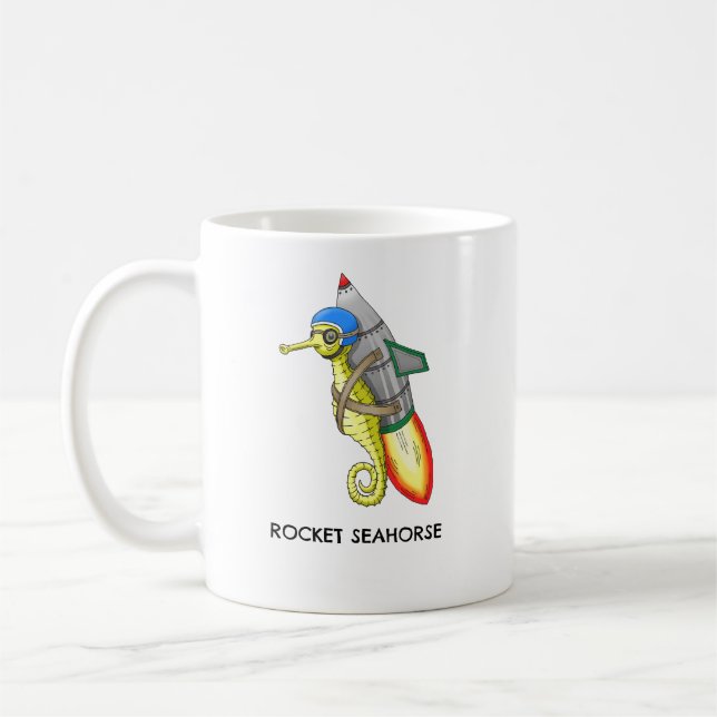 Rocket Seahorse Kaffemugg (Vänster)