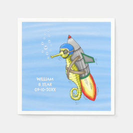 Rocket Seahorse Pappersservett