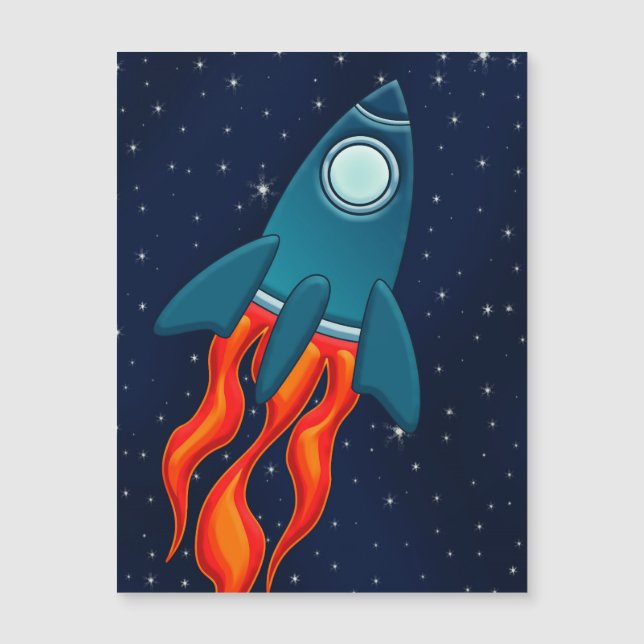 Rocket ship on space (Framsida)