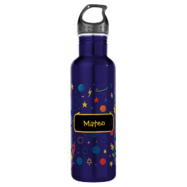 Rocket Ship Water Bottle for School Kids