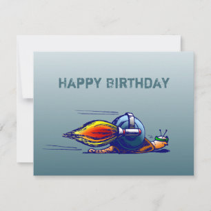 Rocket Snails Jetpackfärd Kort