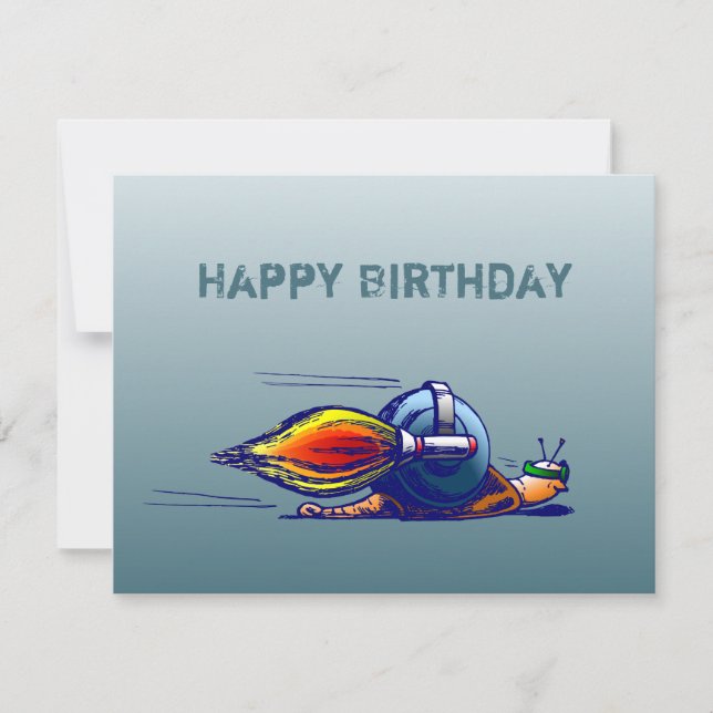 Rocket Snigel Jetpack Ride Kort (Framsida)