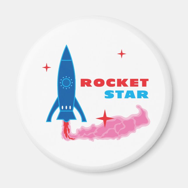 Rocket Star Magnet (Framsidan)