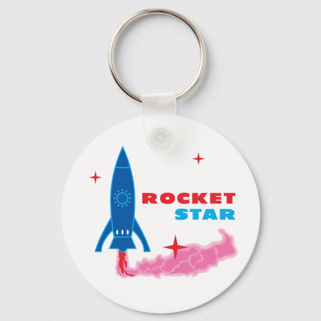 Rocket Star Nyckelring (Framsida)