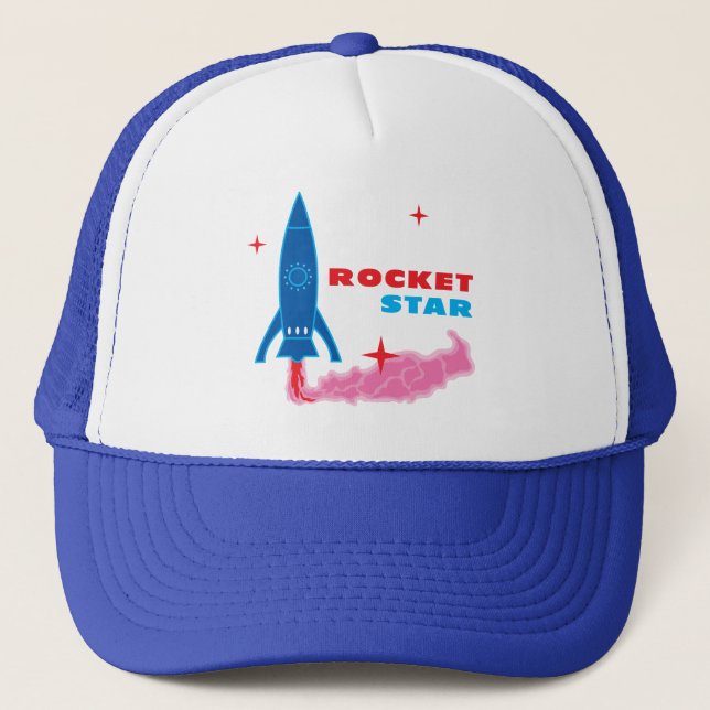 Rocket Star Truckerkeps (Framsida)