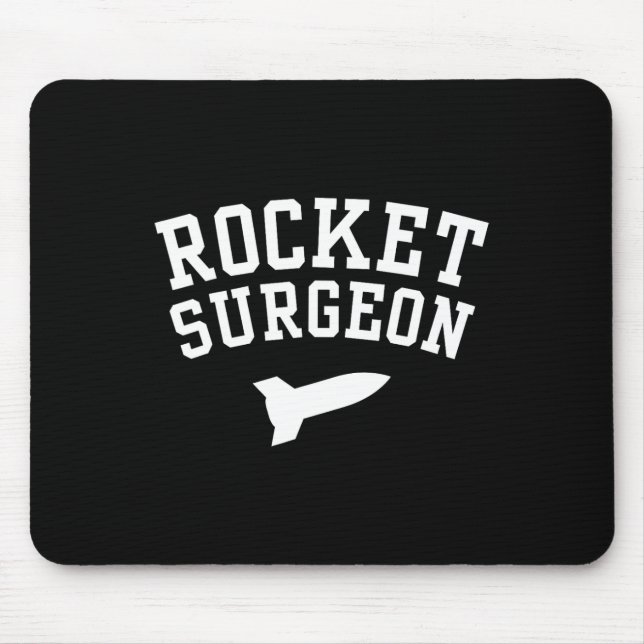 Rocket Surgeon Physics Science Joke for College Gr Musmatta (Framsidan)