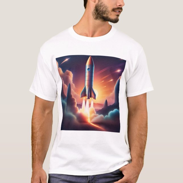 ROCKET T SHIRT (Framsida)