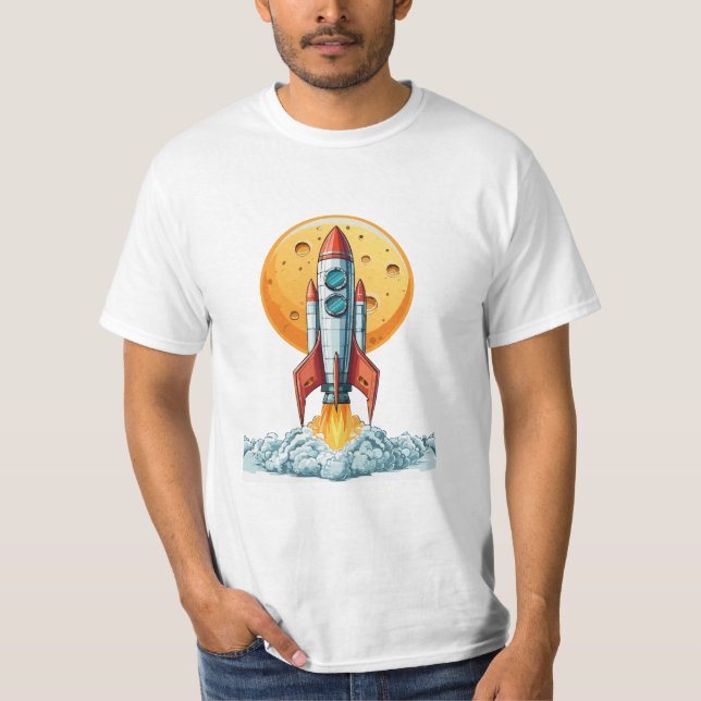 rocket t shirt (Framsida)