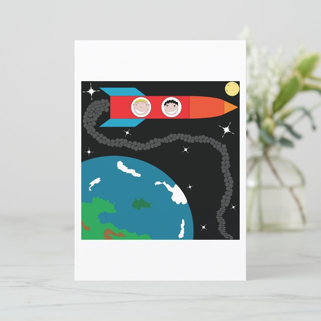 Rocket to the Måne bjudits in Inbjudningar (Skapare uppladdad)