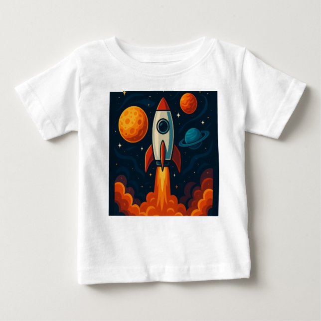 Rocket Tshirt T Shirt (Framsida)