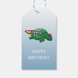 Rocket Turtle Presentetikett