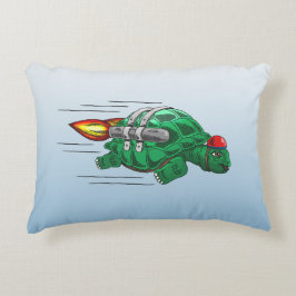 Rocket Turtle Prydnadskudde