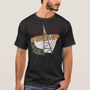 Rocketbusta radiosände T-tröja T Shirt
