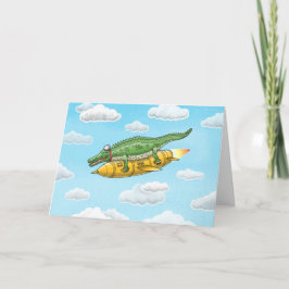 Rocketkrokodilen Kort