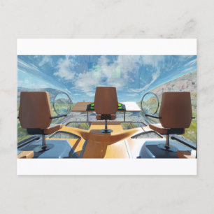 RocketLodge 3D Insida-kabin - vykort