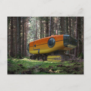 RocketLodge 3D-skog - vykort