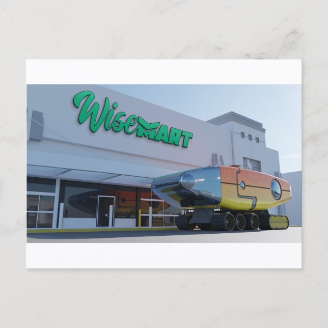 RocketLodge 3D WiseMart - vykort (Framsida)