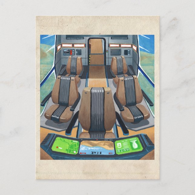 RocketLodge Cabin - vykort (Framsida)