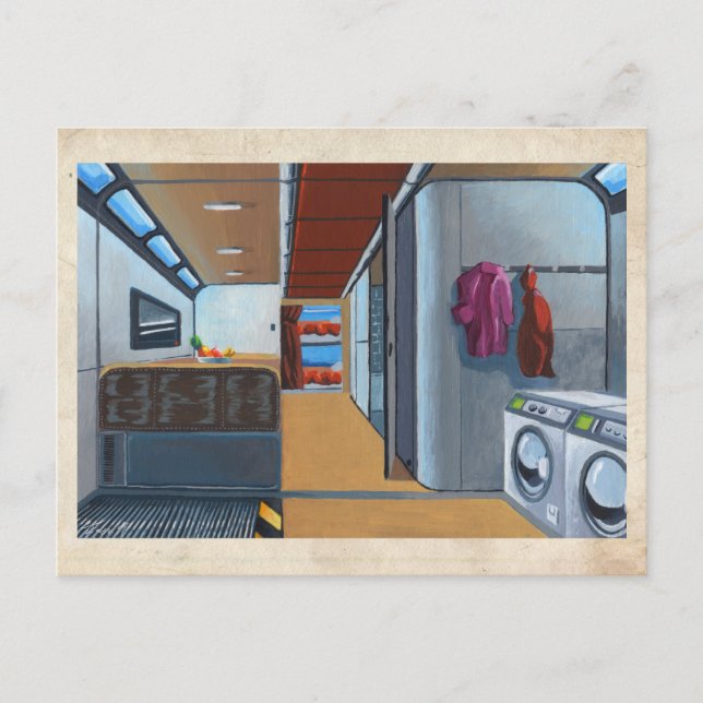 RocketLodge Living Quarters - vykort (Framsida)