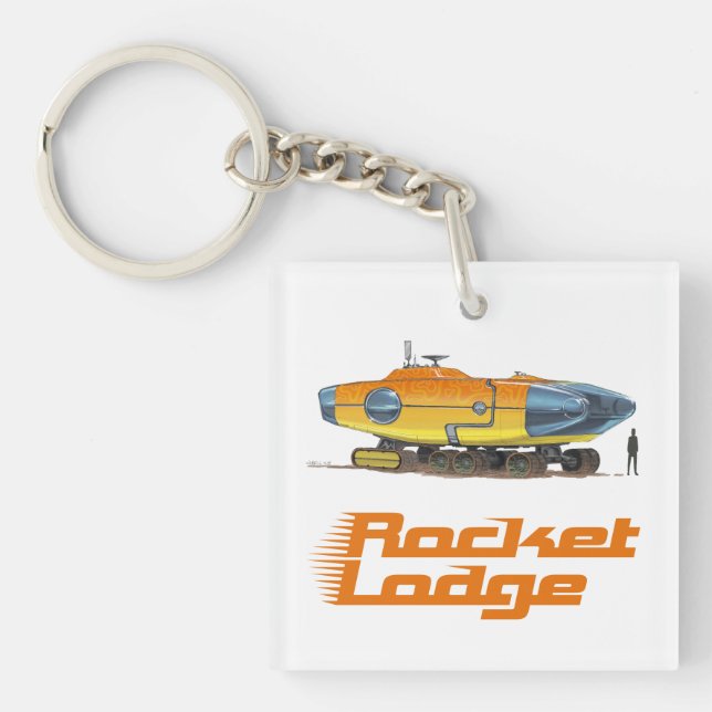 RocketLodge - nyckelkedja (Framsidan)