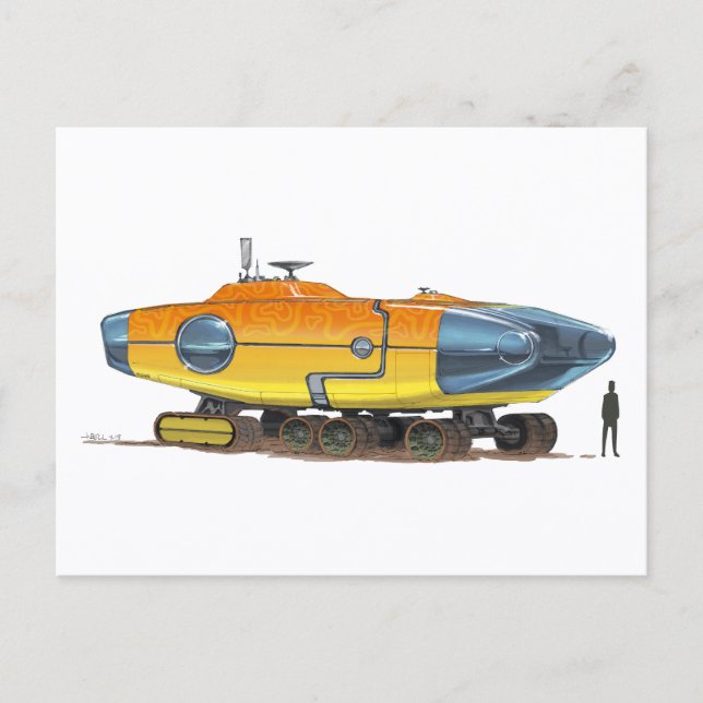 RocketLodge - vykort (Framsida)