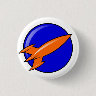 Rocketpunk Space Patrol Insignia Pin Badge Knapp