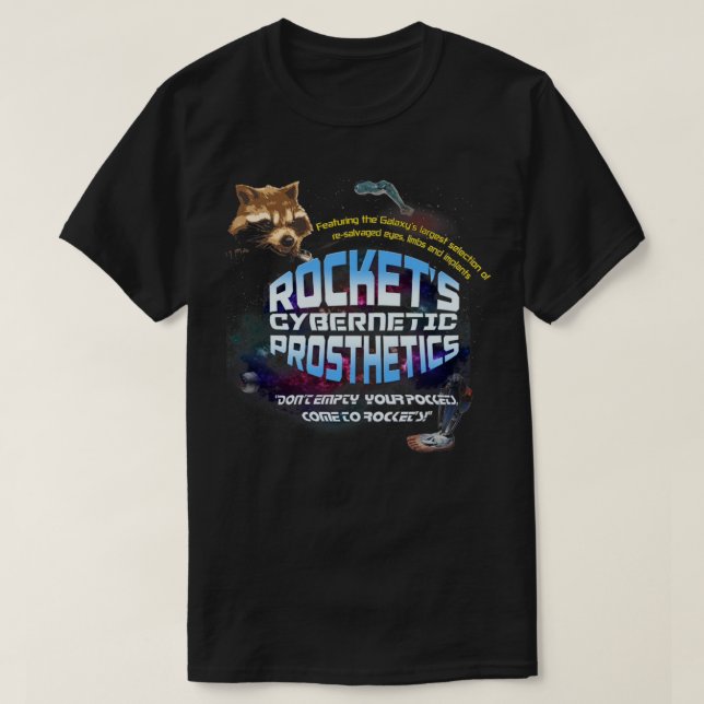Rockets cybernetiska protestika t shirt (Design framsida)