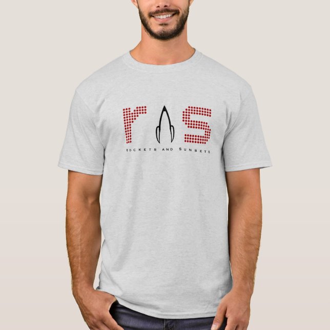 Rockets&Sunsets logotyp Tee Shirt (Framsida)