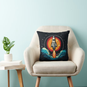 Rocketship Kudde