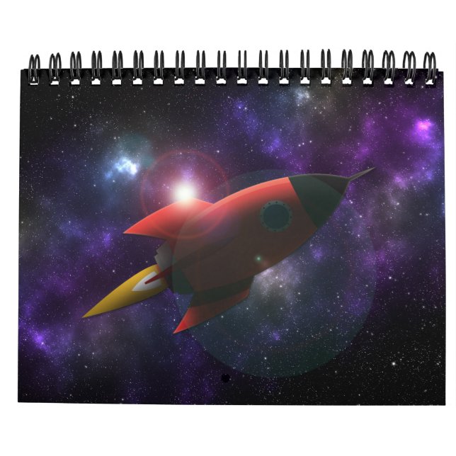 Rockey in space kalender (Baksida)